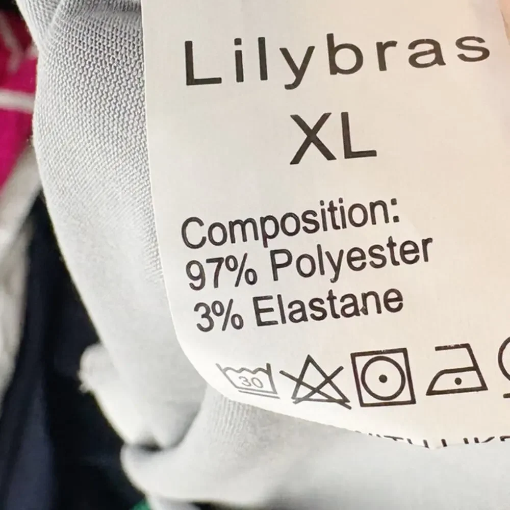 LILYBRAS Bralette Top Tank Size XL Gray Built in Bra w/ Bust Pads - Picture 4 of 5